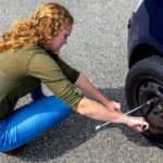 flat tire change